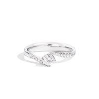 Anillo Recarlo Mujer in Oro blanco Diamante 0.34 Ct R01SP195/035-14 - R01SP195/035-14